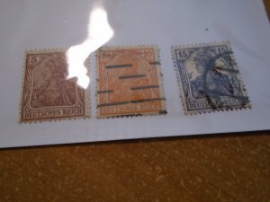 Germany  # 118-120  used