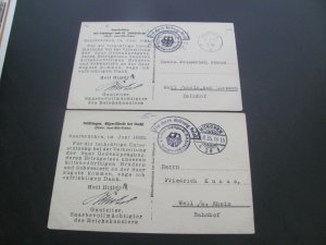 Germany  1935 USED NAZI GAULEITER FREE SHIPPING MUNICH PC (167)