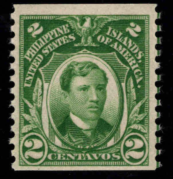 US Possessions - Philippines Scott 326 MNH** Vertical coil  1928  Rizal CV $19