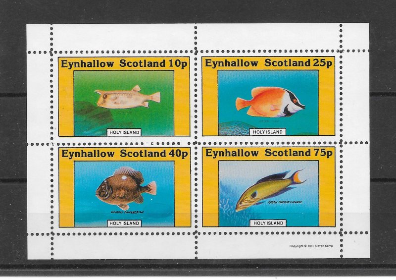 FISH - EYNHALLOW SCOTLAND-HOLY ISLAND   MNH