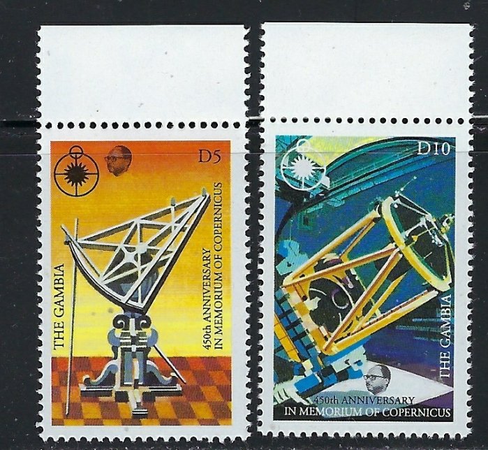 Gambia 1448-49 MNH 1993 Copernicus