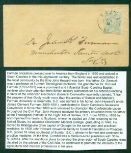 CONFEDERATE STATES #2a, 10¢ light blue Paterson print, tied MACON GA cancel