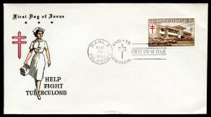 Philippines Scott B17 FDC Post Marked in Manila on August 19, 1961