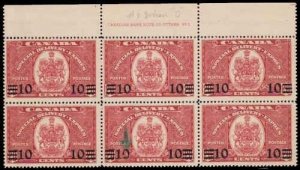 Canada 1939 Special Delivery Plate Block