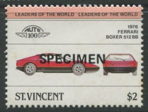 STAMP STATION PERTH St Vincent #691 Specimen  MNH CV$0.50.