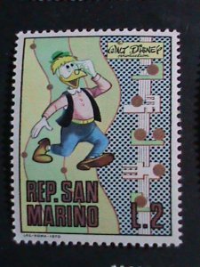 ​DISNEY-SAN MARINO STAMP-1970 SC#736 DISNEY CARTOON- BLACK PETE MINT SET VF