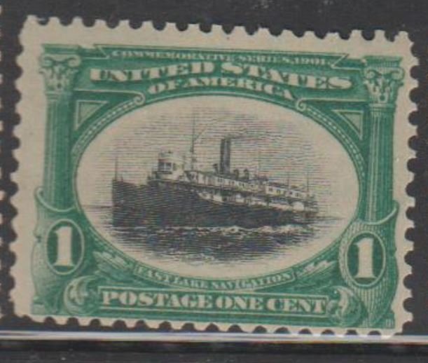 U.S. Scott #294 Pan-American Ship Stamp - Mint NH Single