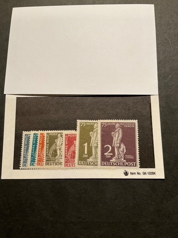 Stamps German Occupation Berlin Scott #9n35-41  hinged