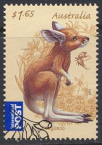 Australia SC# 3534 SG 3610 Bush Babies Kangaroo Used with fdc details & scans