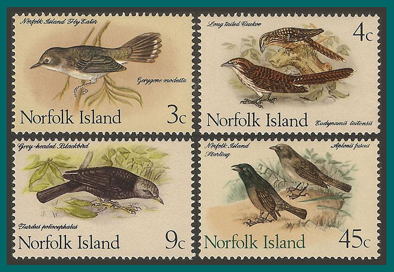 Norfolk Island 1970 Birds 1, MNH 126-140,SG103-SG117