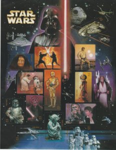 USA  Sc#4143 Star Wars Full Sheet MNH