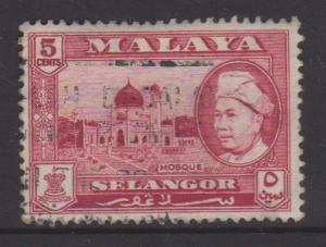 Malaya Selangor Sc#105 Used