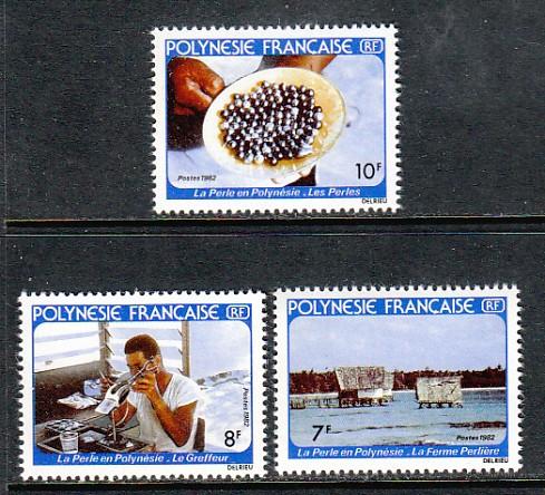 French Polynesia 358-360 MNH  VF