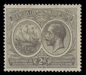 BERMUDA GV SG61, 2d grey, M MINT. Cat £18.