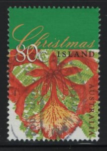 Christmas Island 1998 used Sc 414 80c Flame Tree - Tree Flowers of Christmas