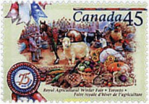 29768 MNH CANADA 1997 FERIA DE INVIERNO DE LA AGRICULTURA EN TORONTO