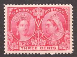 1897 Canada - Sc# 53 - Three Cent - Queen Victoria Jubilee - MH - Cv$30