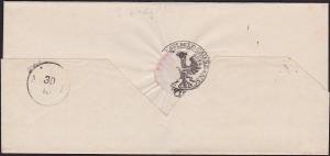 POLAND c1860 cover - folded wrapper ex GLOGAU...............................1548