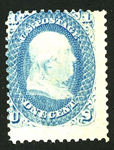 U.S. #63 MINT OG NH CREASES