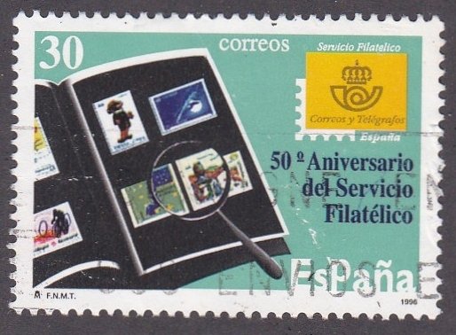 Spain # 2860, Philatelic Services 50th Anniversary, Used