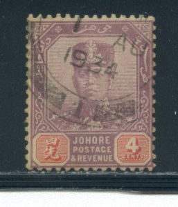 Malaya - Johore 106  Used cgs (6