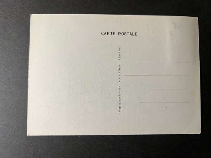 1931 Abyssinia Ethiopia RPPC Postcard Cover Dire Daquia No Address Zebra Hunt