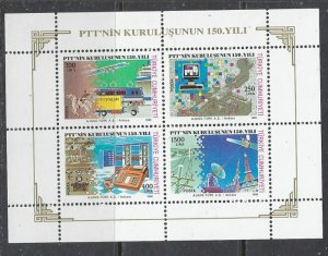 Turkey 2494a MNH 1990 Forms of Communications (ap7277)