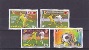 ROMANIA 2016, France European Football cup, MNH, set