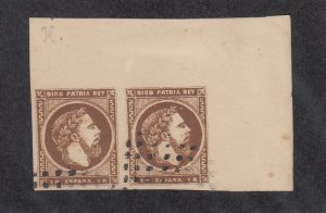 Spain Scott #X7 Used Pair