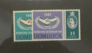 Stamps Dominica Scott #187-8 nh