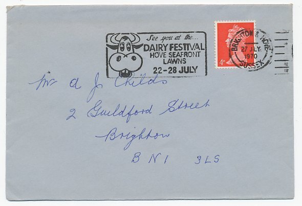 Cover / Postmark GB / UK Dairy Festival