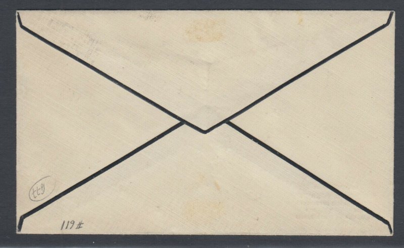 US, Scott 610, Harding Sept. 1, 1923 FIRST DAY George Linn Mourning Cover