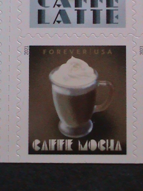 ​UNITED STATES-2021 UNITED STATES COFFEE DRINKS-MNH- FULL  BOOKLET-VF