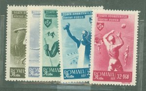 Romania #B279-B283 Mint (NH) Single (Complete Set)