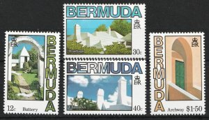 1985 Bermuda Sc# 461-64 - Historical Architecture. MNH postage stamp set Cv$7.00