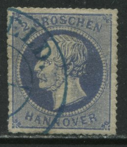 Hannover 1864 2 groschen CDS used