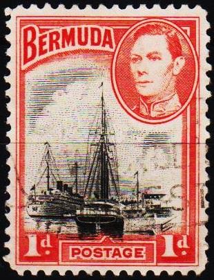 Bermuda. 1938 1d S.G.110 Fine Used