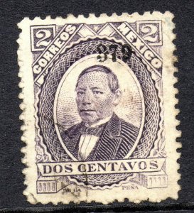 Mexico 1879 Juarez 2¢ Violet No District Thick Paper VFU MX312