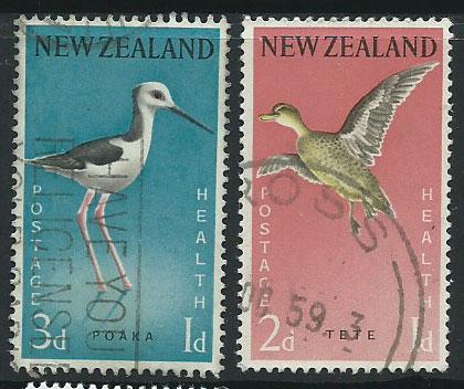 New Zealand SG 776 + 777 Used pair  Birds