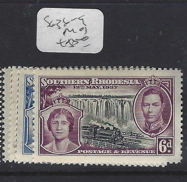 SOUTHERN RHODESIA   (PP1801B)   KGVI CORONATION TRAIN SG 36-9   MOG