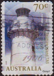 Australia 2015 Sc#4320 70c Tasman Island Lighthouse USED-Fine-NH.