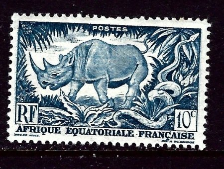 French Equatorial Africa 166 MH 1946 issue    (ap5587)