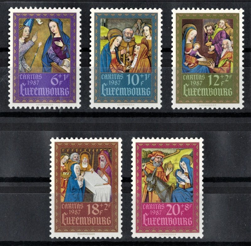 LUXEMBOURG 1987 - Complete sets MNH (8 scans)