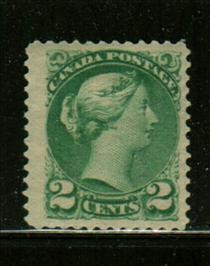 Canada 1872 2c Small Queen Mint-OG #36 SCV$75