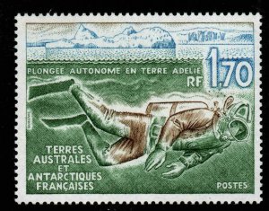 FSAT TAAF Scott 150  MNH**SCUBA Diver stamp