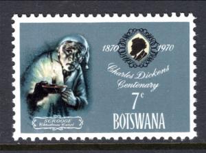 Botswana 63 Charles Dickens MNH VF