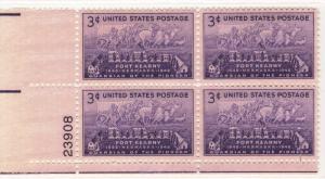 970: Fort Kearny - Plate Block - MNH - 23908-LL