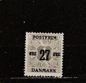 Denmark  Scott#  145  MH  (1918 Surcharged)