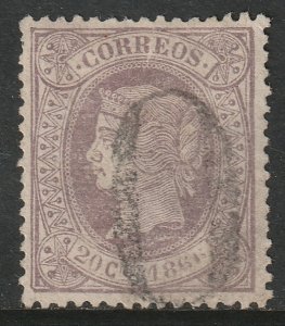 Spain Sc 87 used light cancel