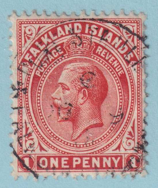 FALKLAND ISLANDS 31  USED - NO FAULTS VERY FINE!-  INTERESTING CANCEL - EGW